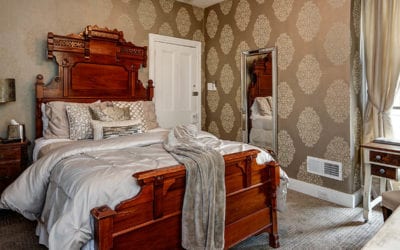 Showcasing the Evan James room at The Harrison. Which of our unique rooms will you choose for your romantic vacation at The Harrison?