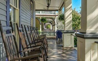 After a sun-soaked morning on the beautiful beaches of Cape May, retreat to the porch at The Harrison for a serene afternoon.