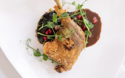 Dinner plans? Have you tried our Duck Leg Confit with Brussel Sprouts, Pancetta, Feta, Cranberry, with Spicy Orange Maple Aioli?