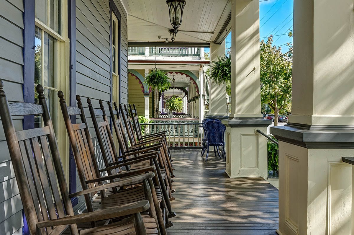 Spring is around the corner, and so is porch season at The Harrison! ️Sip your morning coffee, unwind with a good book, and enjoy the charm of downtown Cape May from our cozy front porch. Who else is ready for warmer days?